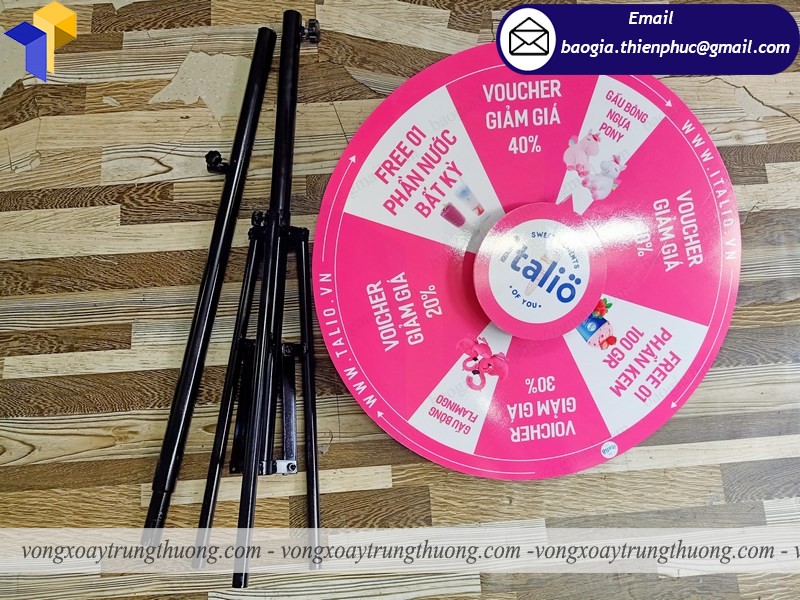giá vòng quay chân xếp