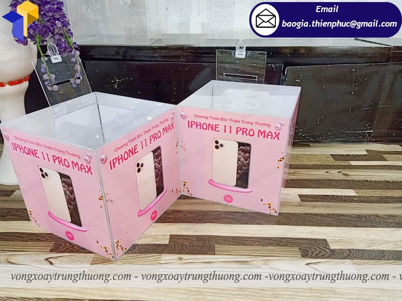 hòm bốc thăm trúng thưởng