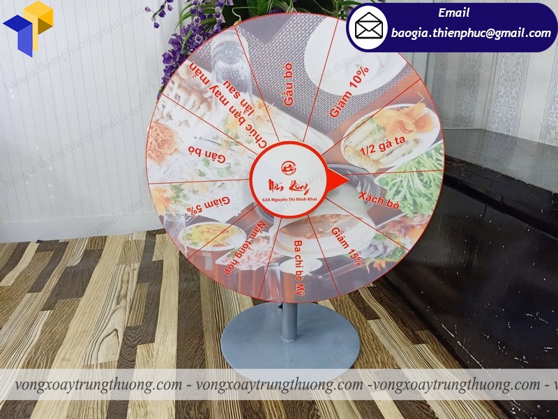 vòng xoay trúng thưởng